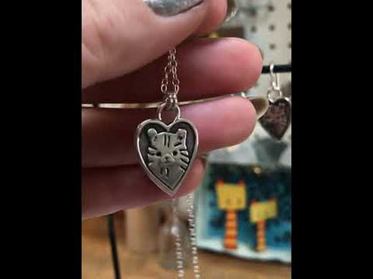 Sterling Silver Pomeranian Charm Necklace - Keeshond, Japanese Spitz, Tibetan Spaniel Charm