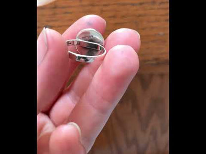 Elephant Ring - Sterling Silver Elephant Sketch Charm Ring by Mark Poulin