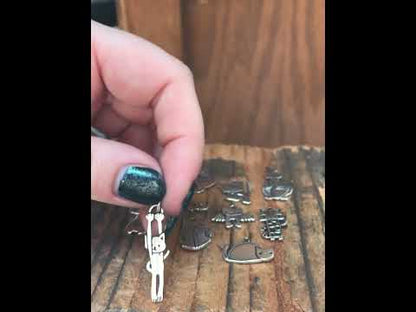 Cat Charm - Choose Your Sterling Silver Cat Charm to Add to Bracelet - Handmade Original Cat Designs in Solid Sterling Silver