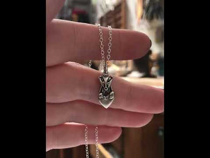 Tiny Badger Charm Necklace - Small, Detailed and Adorable!