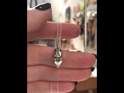 Tiny Panda Charm Necklace - Small, Detailed and Adorable!