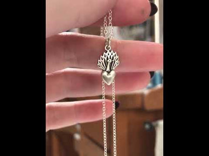 Tiny Peacock Charm Necklace - Small, Detailed and Adorable!