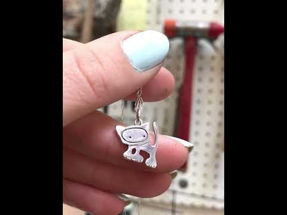 Sterling Silver Little Punk Kitty Necklace