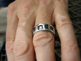Rustic Sterling Silver Band Ring
