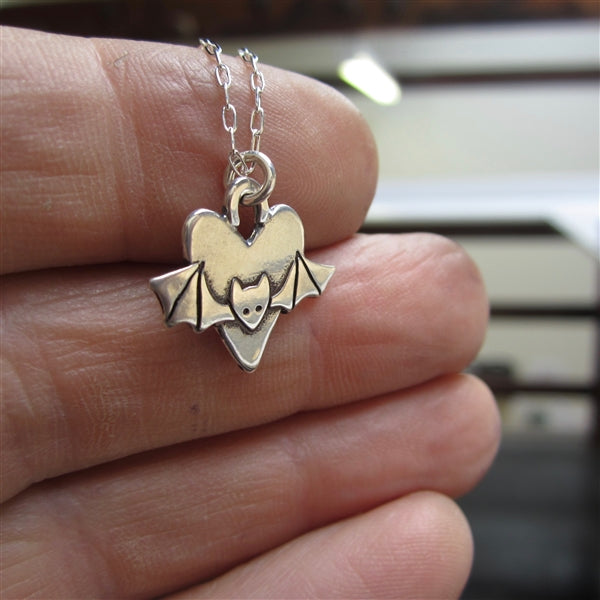 Buy Silver Plated Bat Man Charm Men Necklace@ Best Price