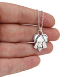 Sterling Silver Poodle Charm Necklace on Adjustable Sterling Chain