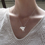 Sterling Silver Capricorn Charm Necklace on Adjustable Sterling Chain