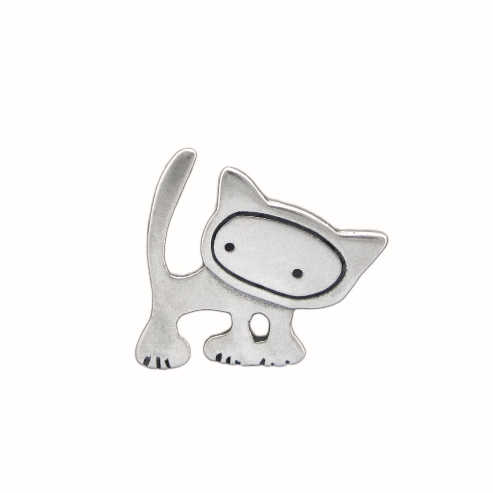 2x Cat Charms, Enamel Kitten Charms for Bracelet, Cartoon Kitten