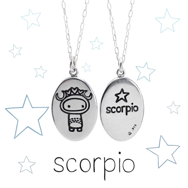 Zodiac - Scorpio Silver Pendant | The Scorpion — Lola & Company