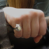 Sterling Silver Wild Fox Ring - Fox jewelry
