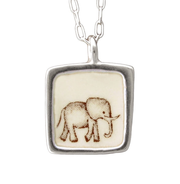 Enamel Elephant Shape Solid Sterling Silver Pendant Necklace Jewelry,  Diamond Elephant Pendant Jewelry – Thesellerworld