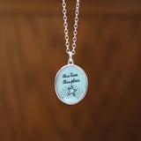 Sterling Silver and Enamel  Achievement Necklace, Celebration Pendant, Anniversary Token, Birthday Gift, Milestone Marker