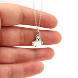 Sterling Silver Chicken Charm Necklace