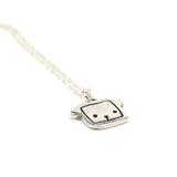Sterling Silver Teddy Bear Charm Necklace