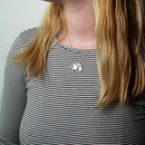 Sterling Silver Mother Daughter Rabbit Necklaces