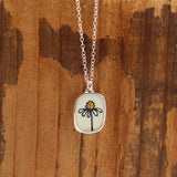 Wildflower Necklace on Adjustable Sterling Chain