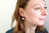 Sterling Silver Cuttlefish Earrings - Cuttlefish Jewelry