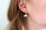 Sterling Silver Little Dinosaur Earrings - Dinosaur Jewelry