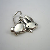 Sterling Silver Little Rabbit Earrings - Rabbit Jewelry