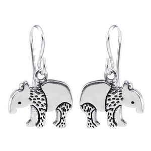 Sterling Silver Tapir Earrings