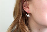 Sterling Silver Little Turtle Earrings - Turtle Jewelry