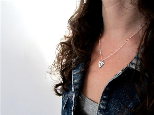 Touchstone Charming Hearts Pendant Necklace For Women - Elegant Fashion Jewelry, Handcrafted Indian Design
