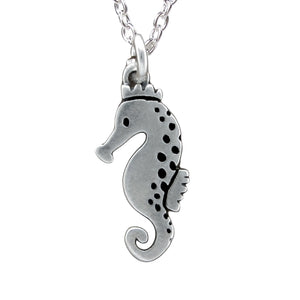 Sterling Silver Little Seahorse Necklace