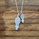 Sterling Silver Mother Daughter Opossum Necklaces