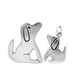 Sterling Silver Mother Daughter Good Dog Necklaces