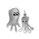 Sterling Silver Mother Daughter Octopus Necklaces