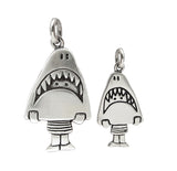 Sterling Silver Mother Daughter Shark Girl Necklaces