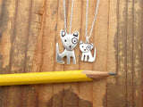 Sterling Silver Mother Daughter Spot the Dog Necklaces