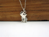 Sterling Silver Mother Daughter Capybara Necklaces