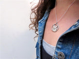 Pewter Fox Medallion Necklace