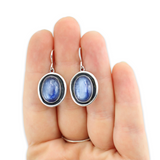 Kyanite and Sterling Silver Earrings
