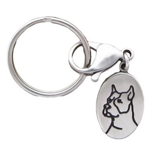 Sterling Silver One Less Rescue Keychain