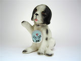 Sterling Silver and Enamel Happy Dog Necklace