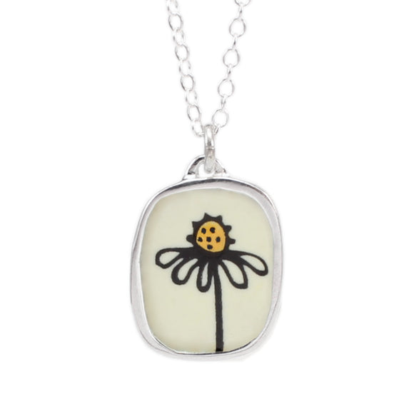 Wildflower Necklace on Adjustable Sterling Chain