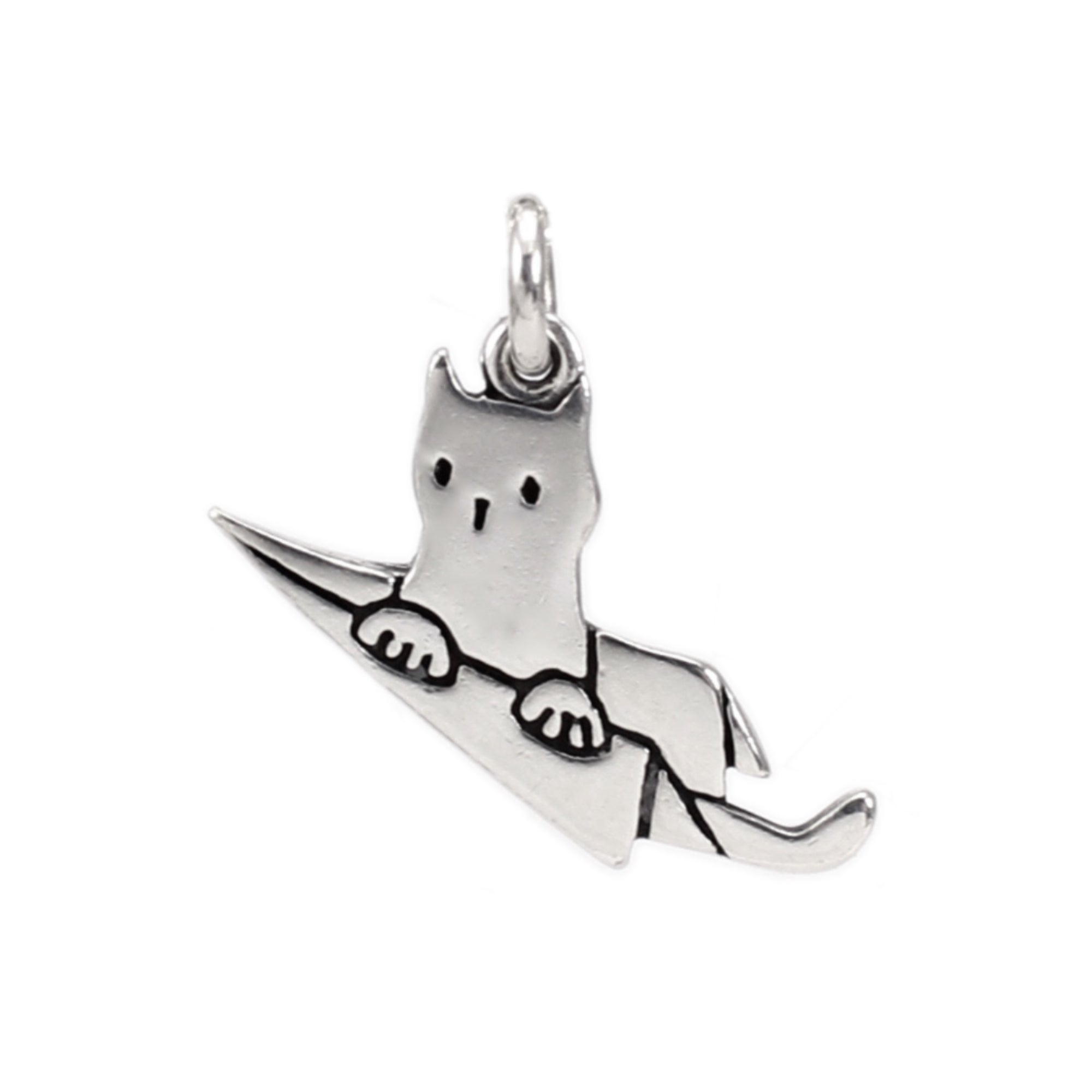 Sterling silver cat charms for bracelets store