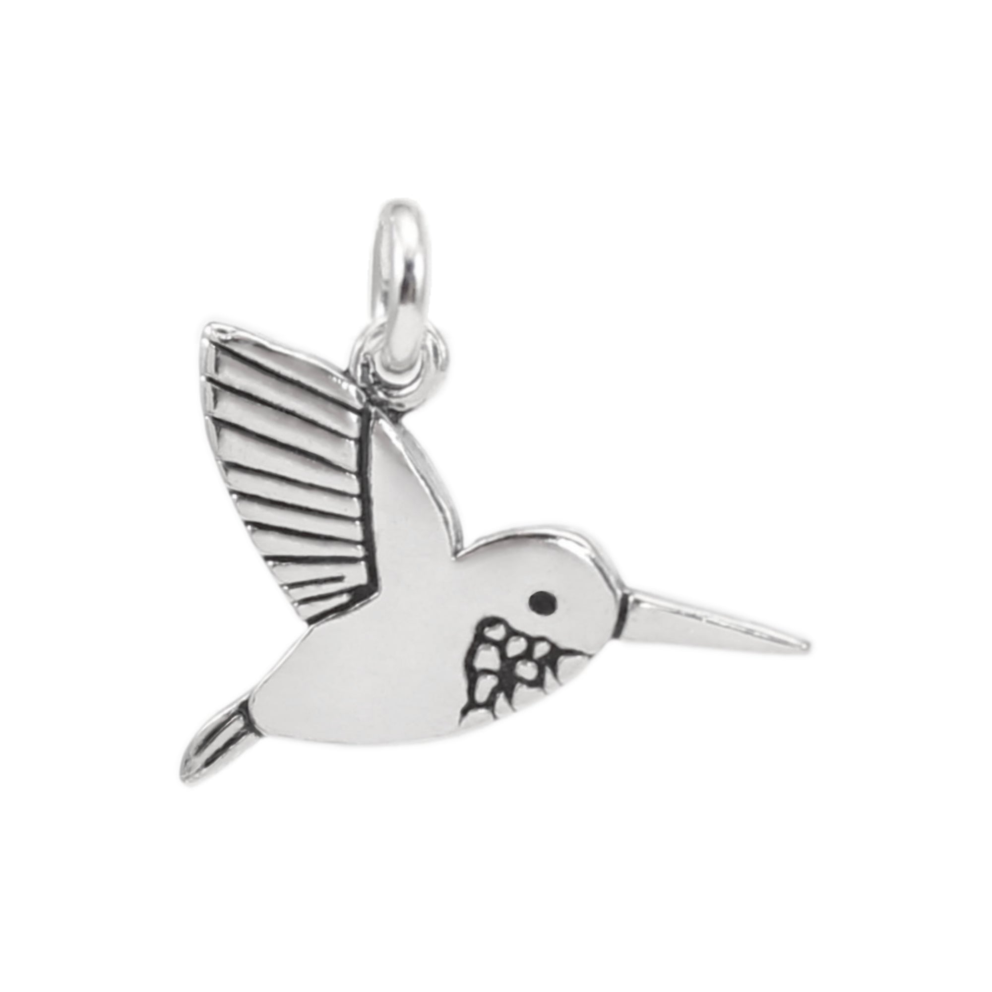 Hummingbird Tie Tack 2024 Jewelry Sterling Silver Handmade Bird Tie Tack HM2L-TT