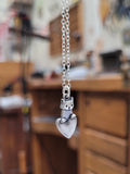 Tiny Peeking Kitten Charm Necklace - Small, Detailed and Adorable!
