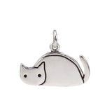 Cat Charm - Choose Your Sterling Silver Cat Charm to Add to Bracelet