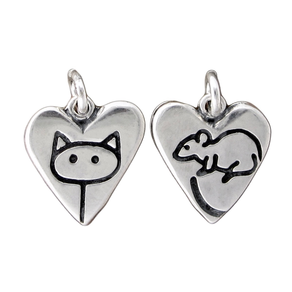 Cat Charm - Choose Your Sterling Silver Cat Charm to Add to Bracelet – Mark  Poulin Jewelry