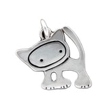 Cat Charm - Choose Your Sterling Silver Cat Charm to Add to Bracelet – Mark  Poulin Jewelry