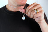 Prong Set Labradorite Necklace